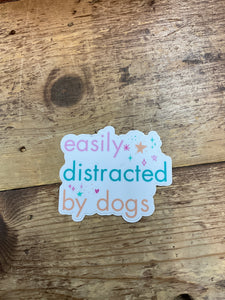 Easily Distracted Sticker