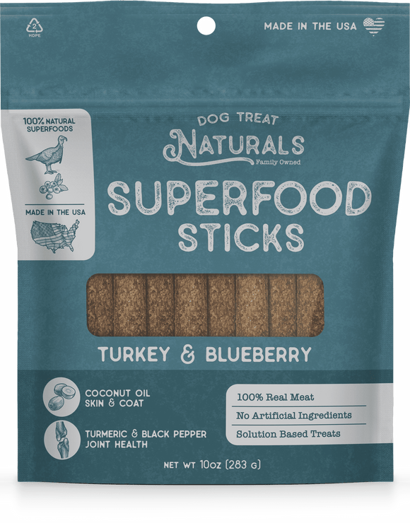 Turkey & Blueberry Sticks