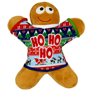 Ugly Sweater Man Dog Toy