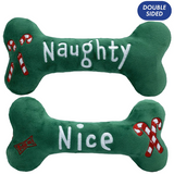 Naughty/Nice Bone Dog Toy