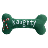 Naughty/Nice Bone Dog Toy