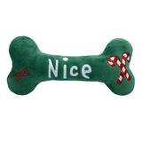 Naughty/Nice Bone Dog Toy