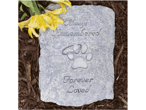 Paw Prints Memory Stone